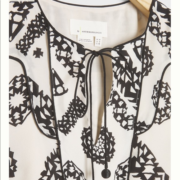 ANTHROPOLOGIE Silk Blouse - Picture 5 of 6